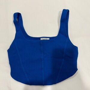babaton royal blue top